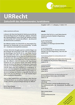 dissertation uni regensburg jura